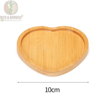Mini plateau en bambou polyvalent