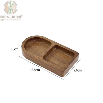 Mini plateau en bambou polyvalent