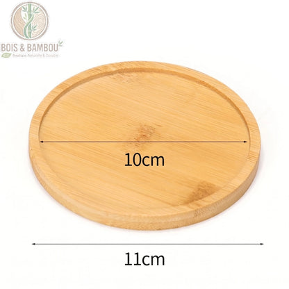 Mini plateau en bambou polyvalent