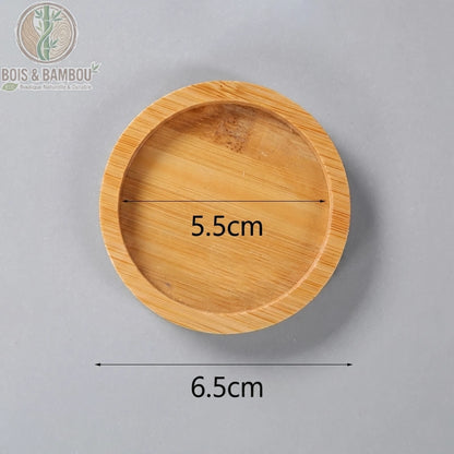 Mini plateau en bambou polyvalent