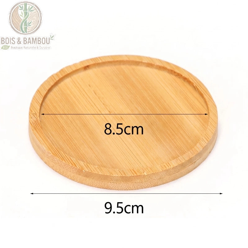 Mini plateau en bambou polyvalent