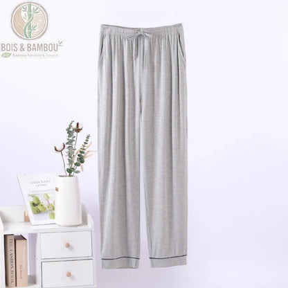 Pantalon détente bambou homme coloris gris