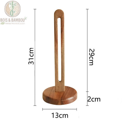 Porte-serviettes en bois massif