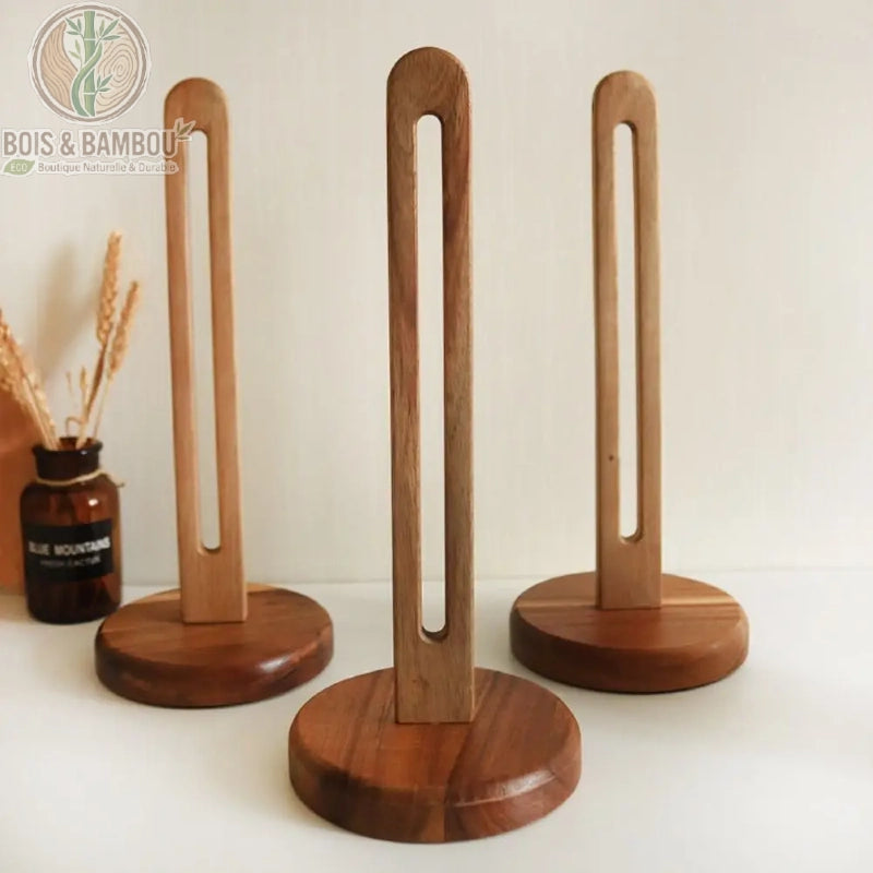 Porte-serviettes en bois massif