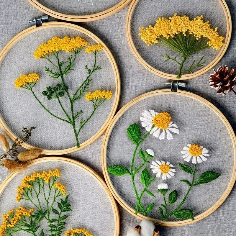 Cadre de Broderie en Bambou