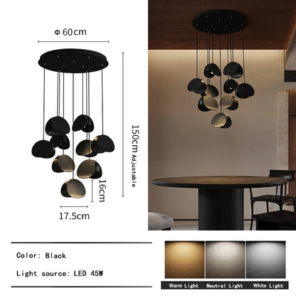 Lustre d'art en bois massif Spring Sprout
