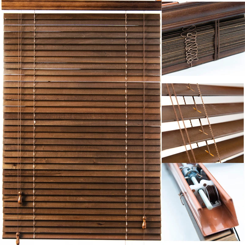 Volets roulants en bois de luxe
