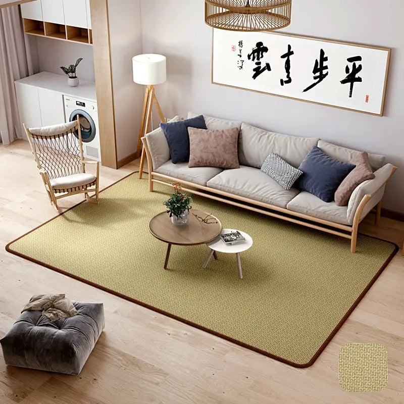 Tapis en Fibres de Rotin