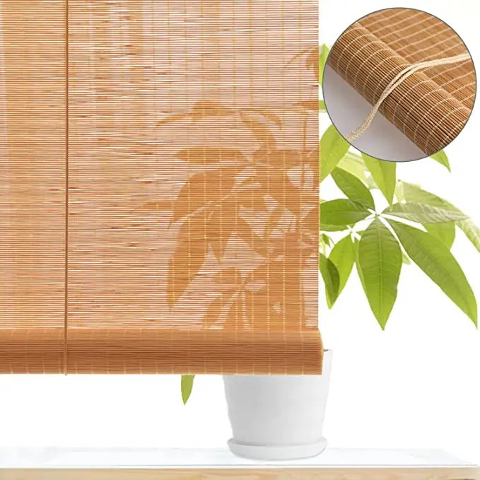 Store enrouleur en bambou naturel artisanal
