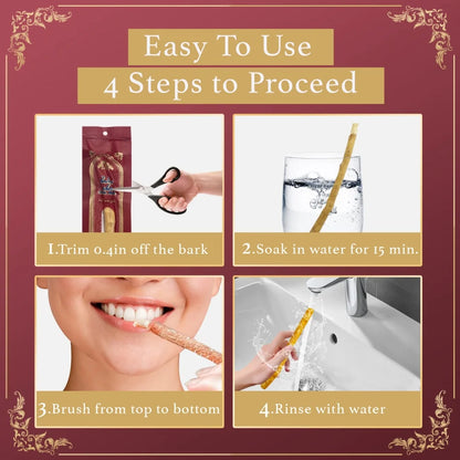 Brosse à dents Miswak 100% naturelle