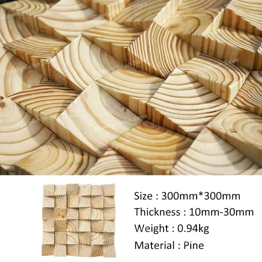 Diffuseur acoustique en bois massif