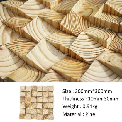 Diffuseur acoustique en bois massif