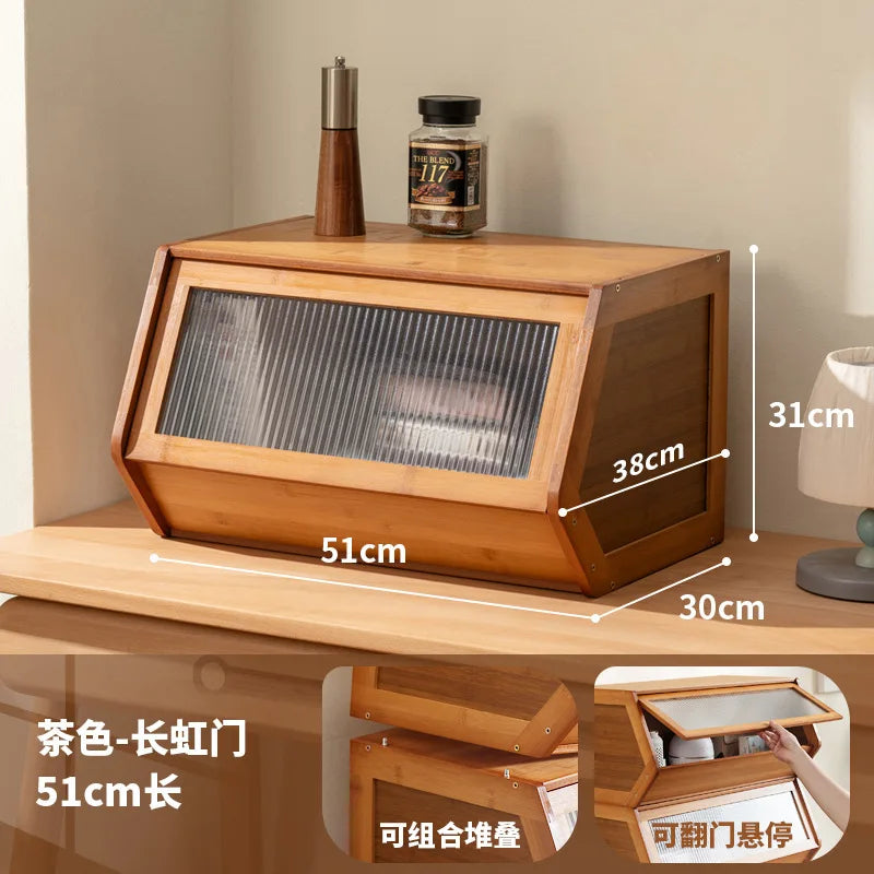 Armoire de rangement en bambou