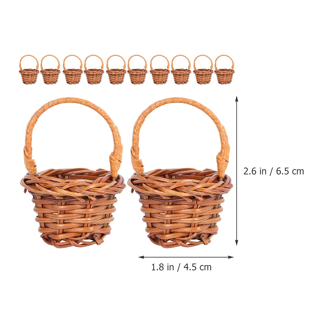 Mini paniers tissés décoratifs