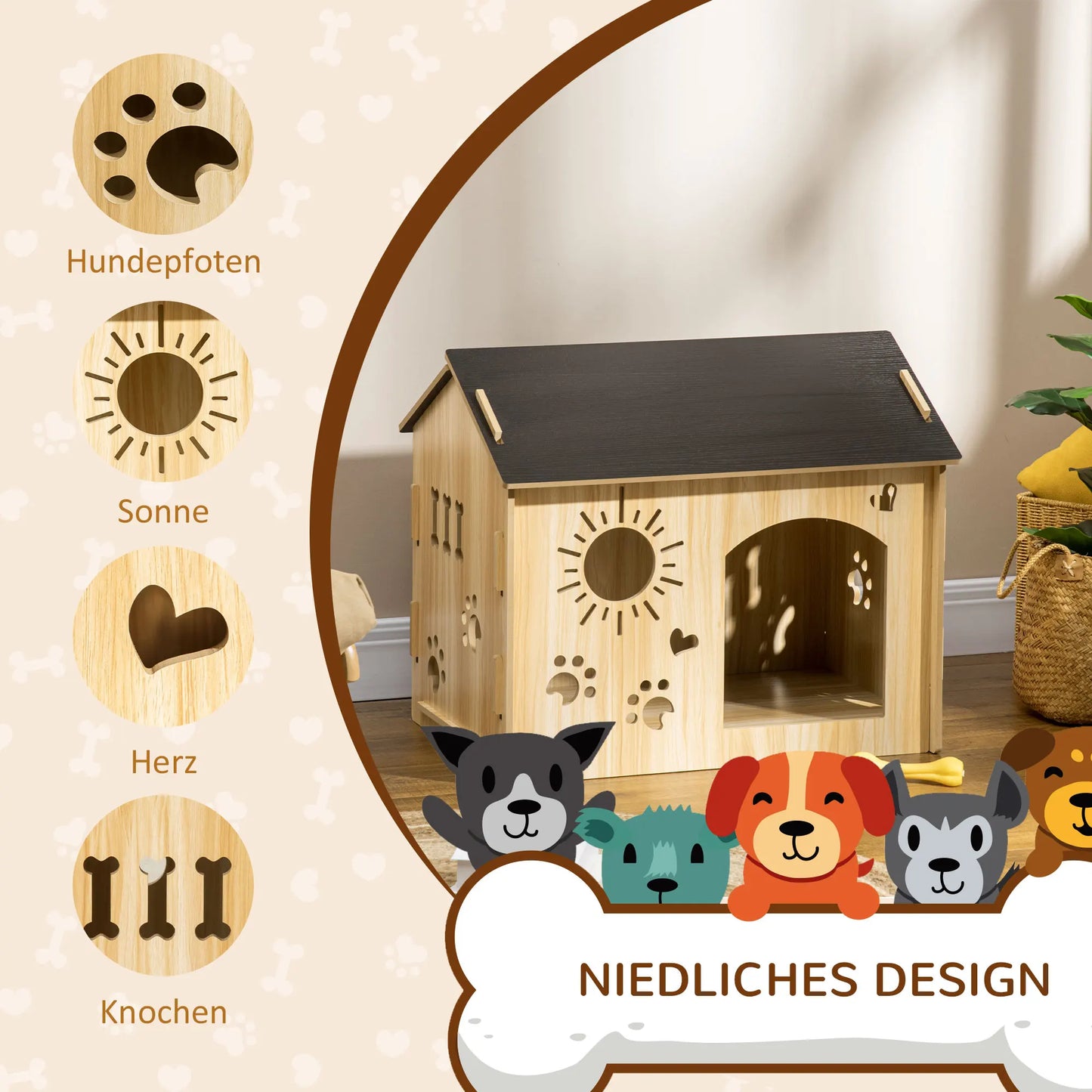 Maisonnette en Bois pour Chien