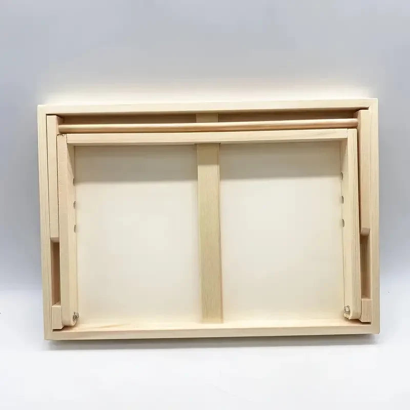 Support d'art incliné en bois
