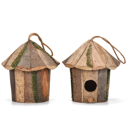 Nichoir de jardin rustique en bois
