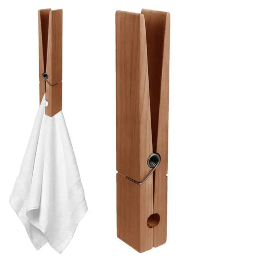 Pince à Linge Géante en Bois