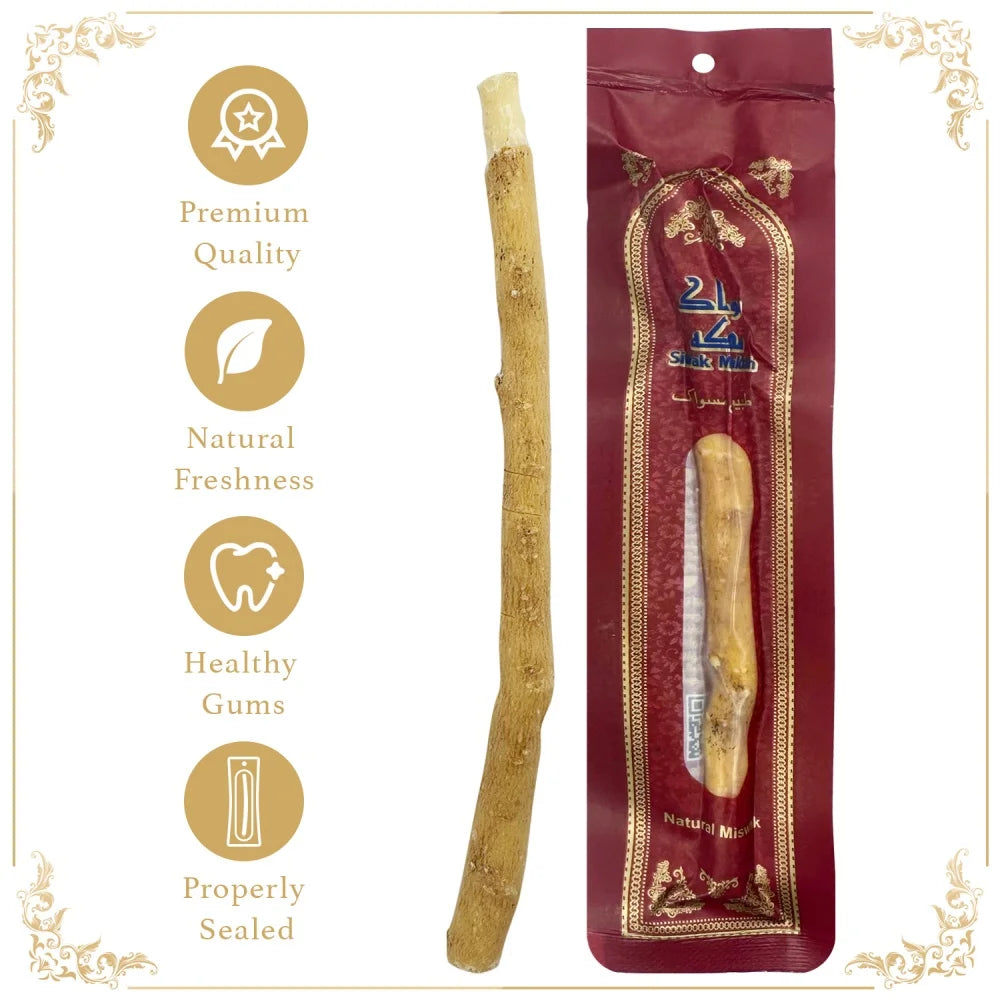 Brosse à dents Miswak 100% naturelle