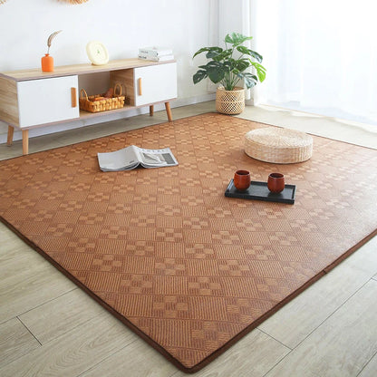 Tapis Tatami en Rotin