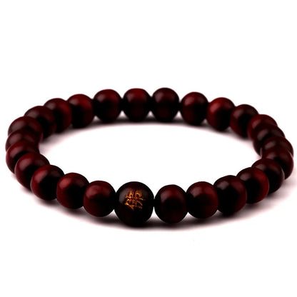 Bracelet bouddhiste en bois de santal
