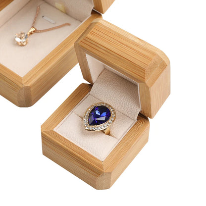 Boîte à Bijoux en Bois de Bambou