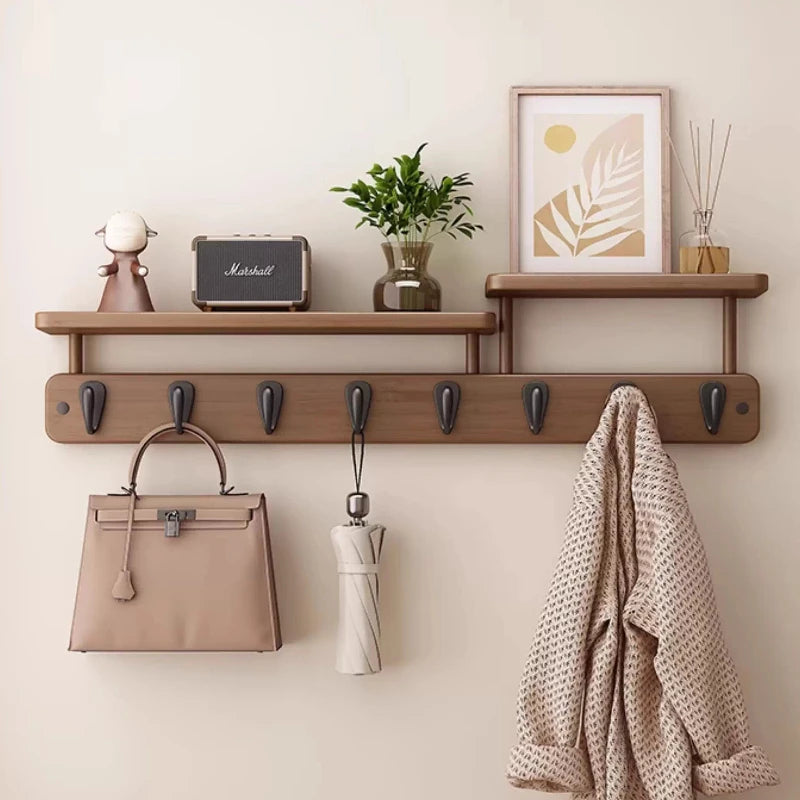 Porte-manteau mural en bambou Nan