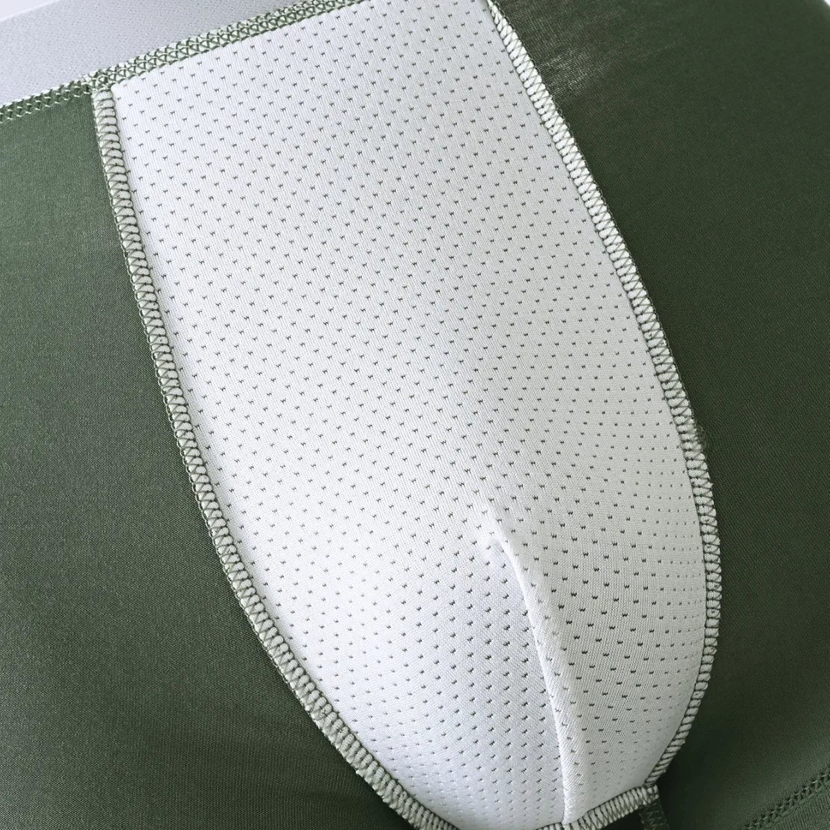 Lot de 4 boxers en fibre de bambou pour homme
