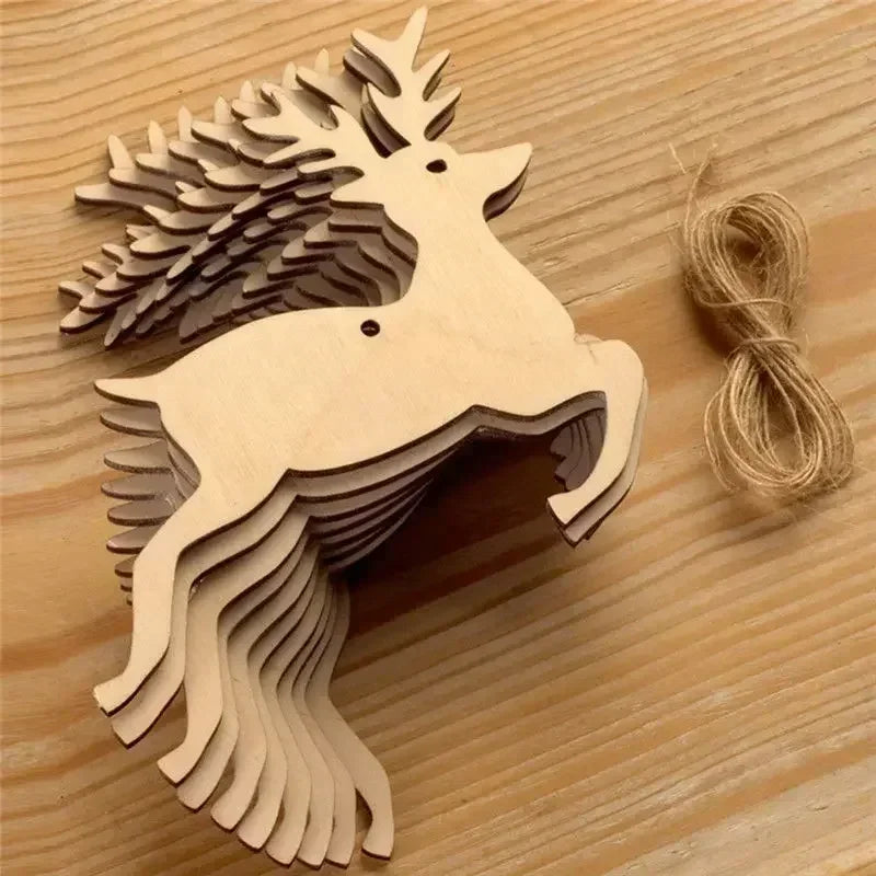 Ornements de Noël en Bois
