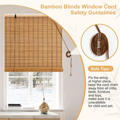 Stores enrouleurs en bambou naturel