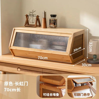 Armoire de rangement en bambou