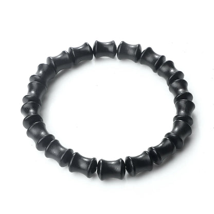 Bracelet vintage en perles de bois de santal