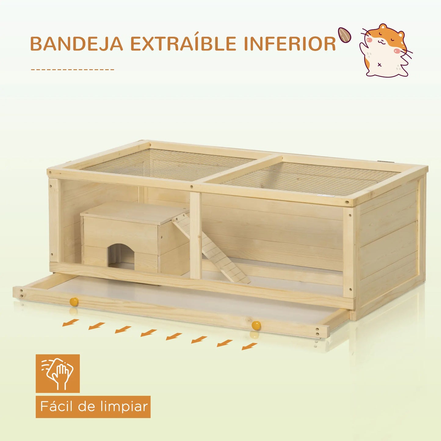 Cage à Hamster en Bois Petite Taille