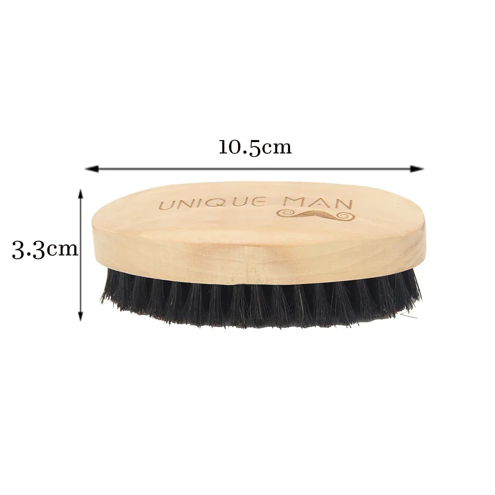 Brosse à barbe en poils de sanglier