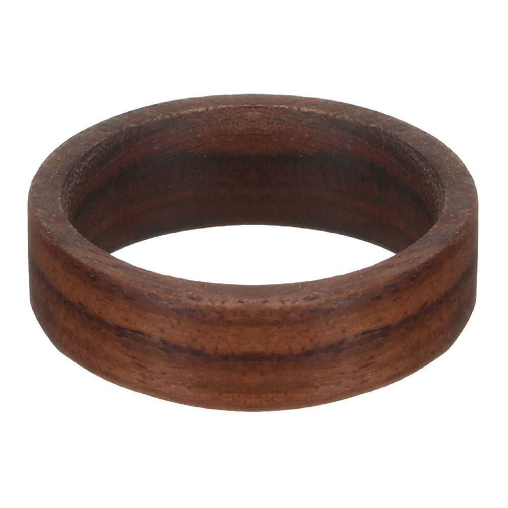 Bague en bois de santal rouge