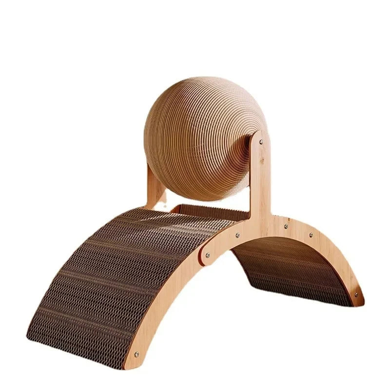 Boule à gratter 2 en 1 pour chat