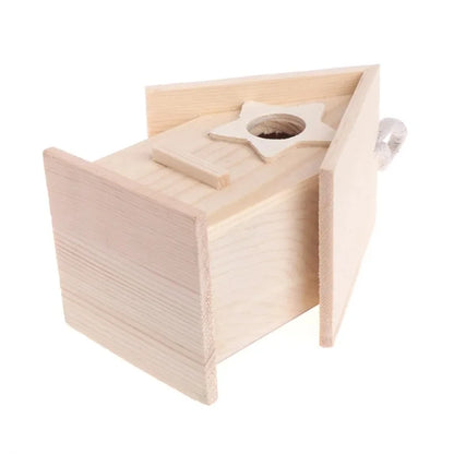 Maison oiseaux en bois