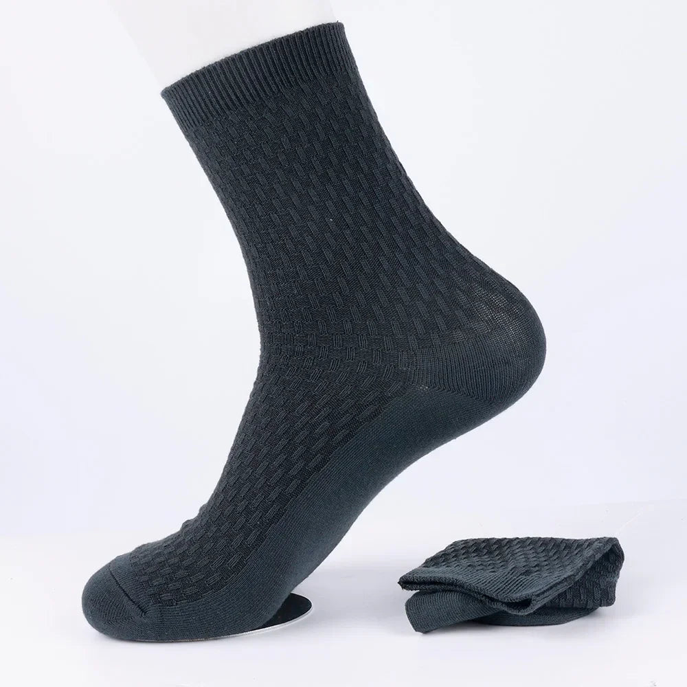5 Paires De Chaussettes en Fibre de Bambou
