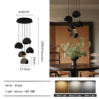 Lustre d'art en bois massif Spring Sprout