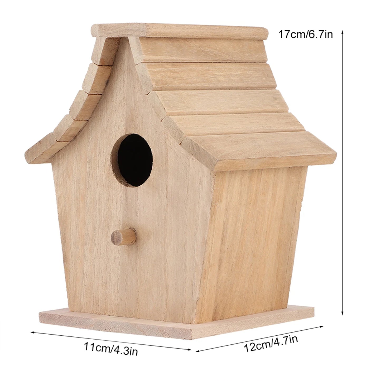 Maison d'élevage suspendue en bois de pin