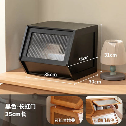 Armoire de rangement en bambou
