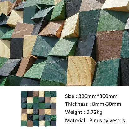 Diffuseur acoustique en bois massif