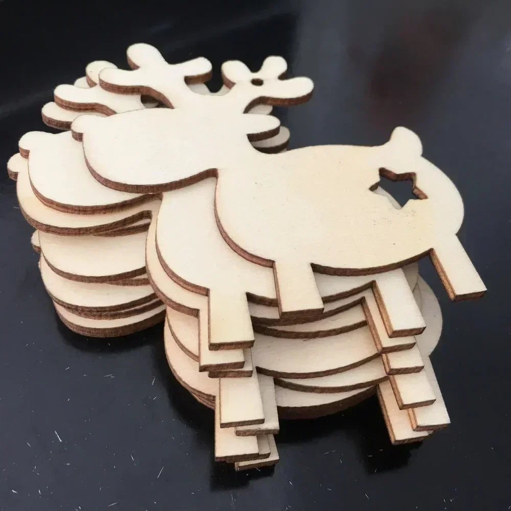 Ornements de Noël en Bois