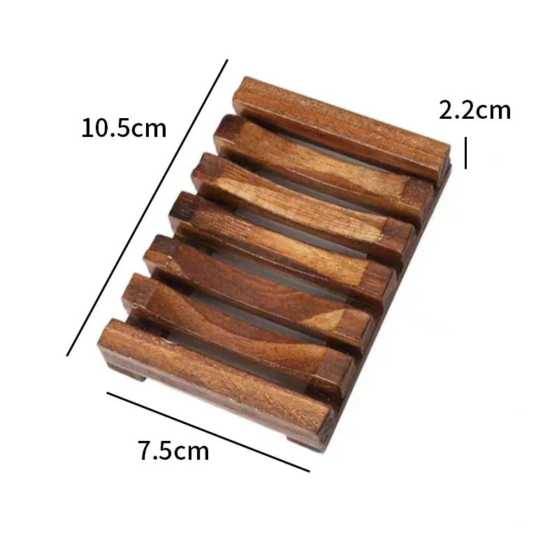 Porte-savon en bois naturel