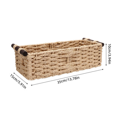 Panier de rangement en corde tressée