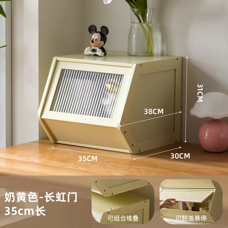 Armoire de rangement en bambou
