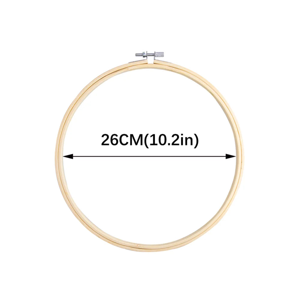 Cercle de Broderie Bambou Ajustable