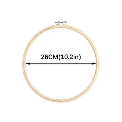 Cercle de Broderie Bambou Ajustable