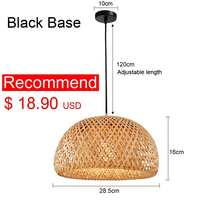 Suspension Lanterne Bambou
