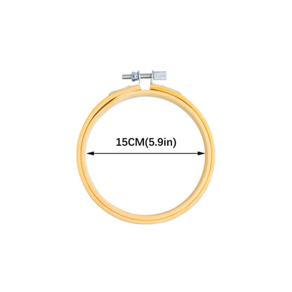 Cercle de Broderie Bambou Ajustable